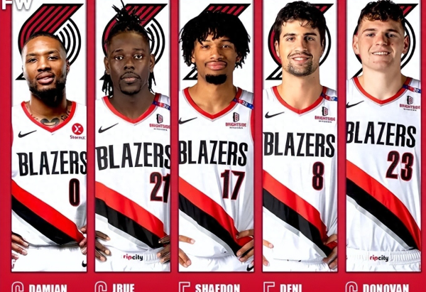 Danh sách của Portland Trail Blazers Một khi Damian Lillard trở lại với sức khỏe, có vẻ đầy hứa hẹn